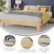 Flash Furniture Natural Pine Queen Size Solid Wood Platform Bed YKC-1090-Q-NAT-GG - alternate 10